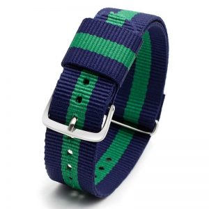 Bracelet Nylon pour Daniel Wellington Vert Bleu Vert 18mm 20mm
