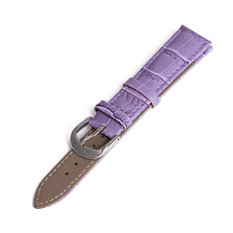 Bracelet pour Daniel Wellington Mauve Cuir 18mm 20mm