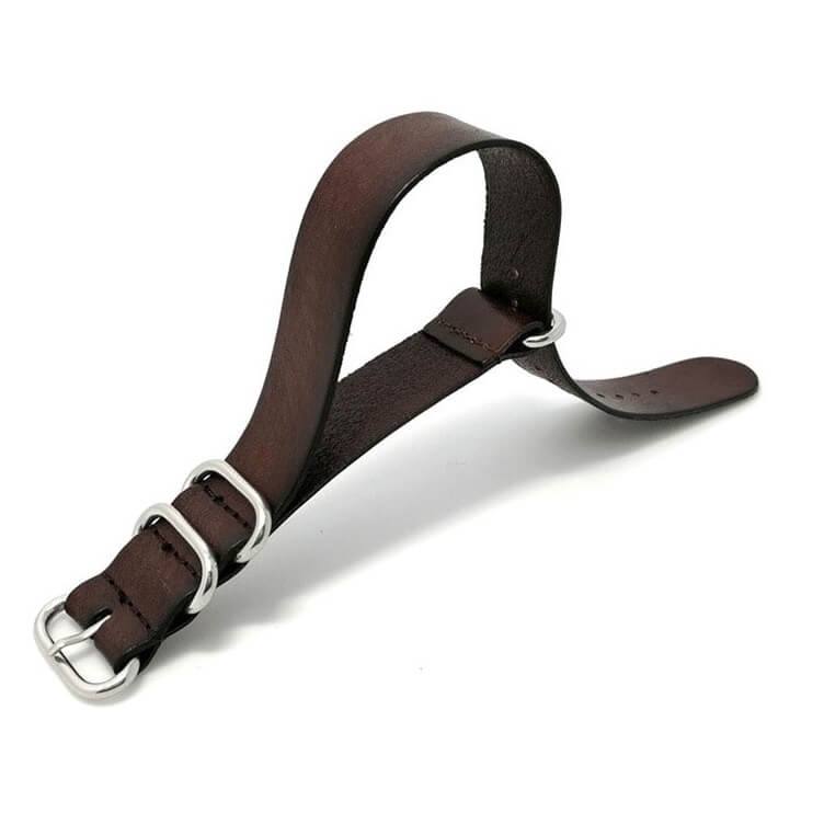 Nato Cuir Marron 20mm 22mm 24mm