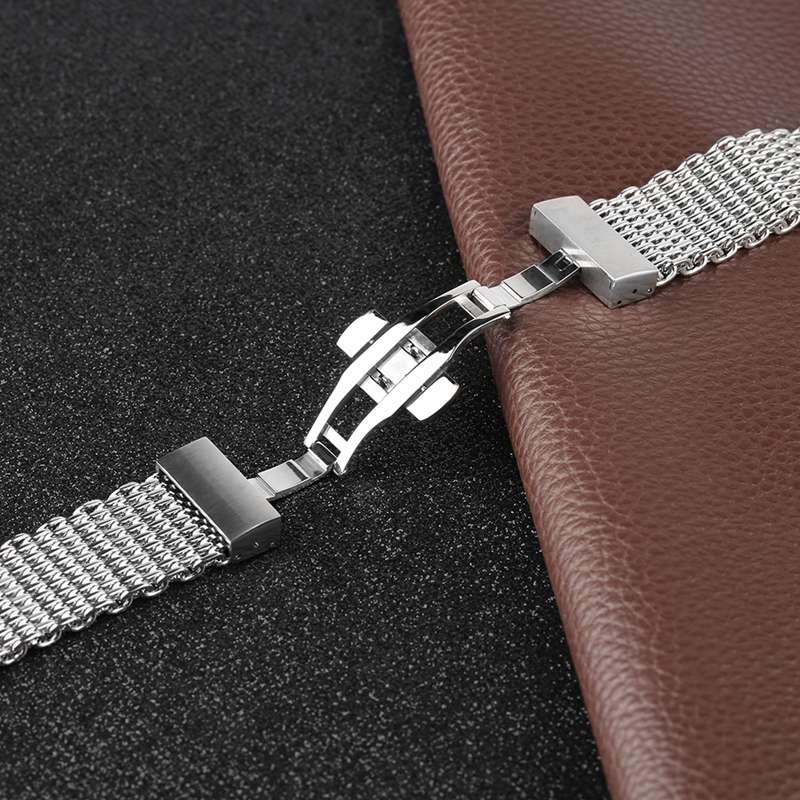 Milanaise Papillon Acier Inox